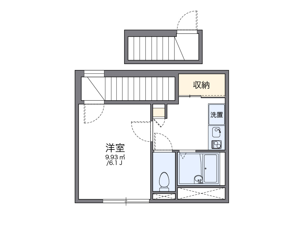レオパレス扇 間取り