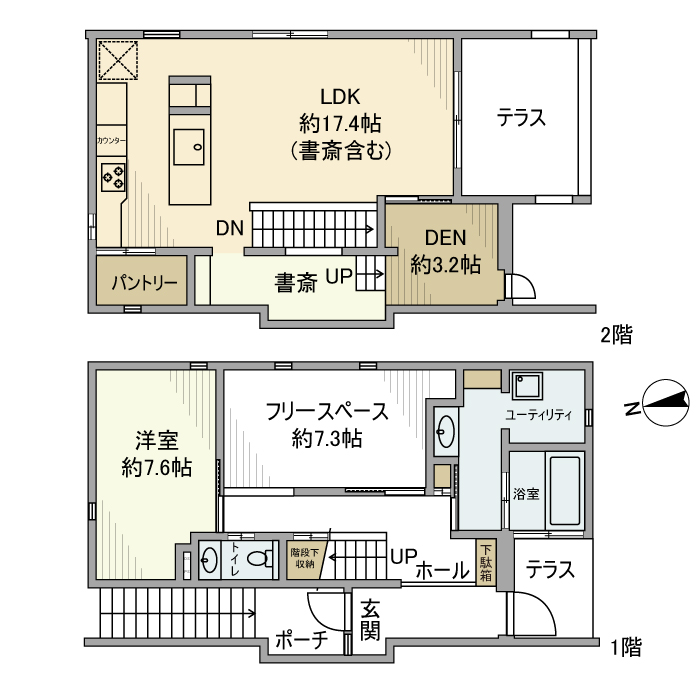 浅草橋戸建 間取り