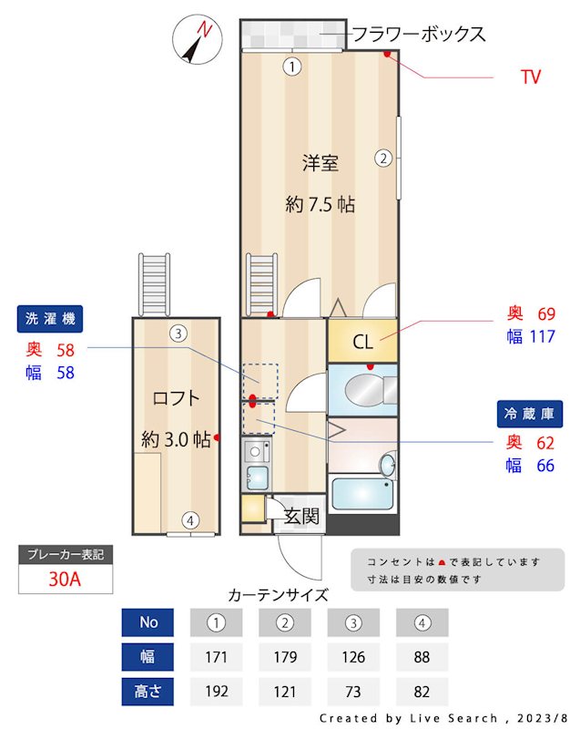 メインシティガーデン 細田 間取り