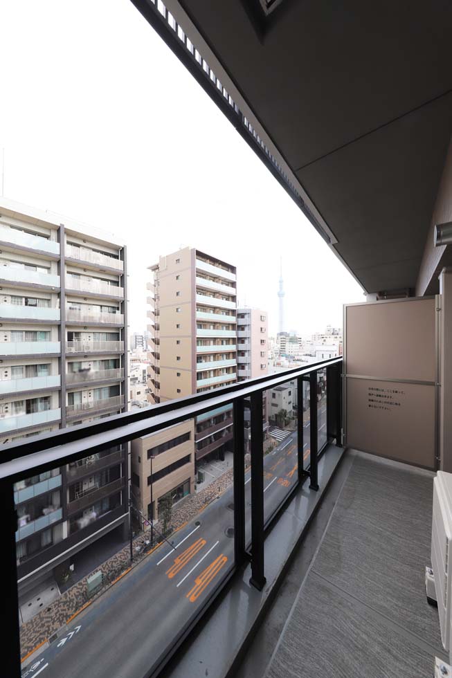 VERXEED　ASAKUSA ベランダ