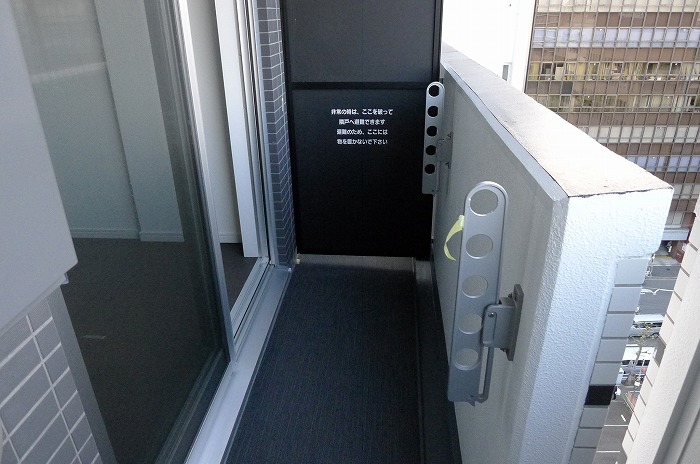グランドコンシェルジュ新御徒町アジールコート ベランダ