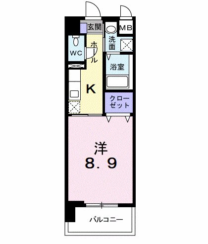 アベニール国立 間取り