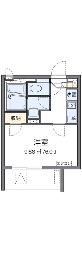 クレイノクレージュ柳原 間取り