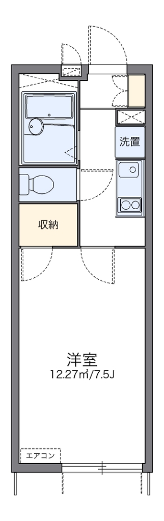 レオパレスメルシィ 間取り