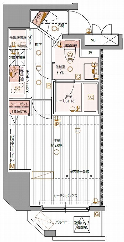 パティーナ上野 間取り