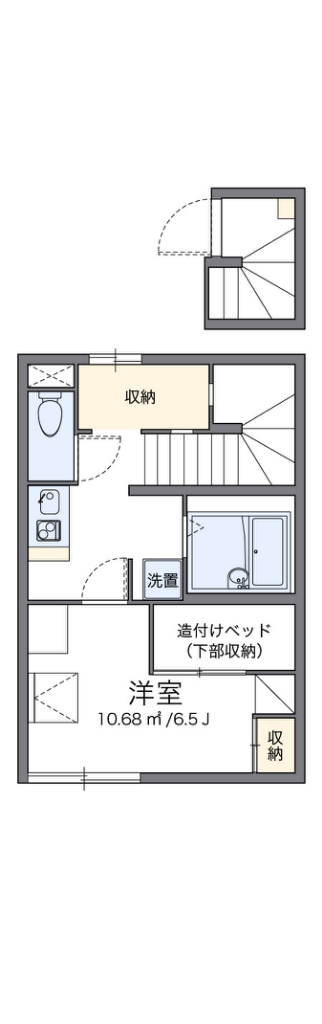 レオパレスパピーズスプリング 間取り