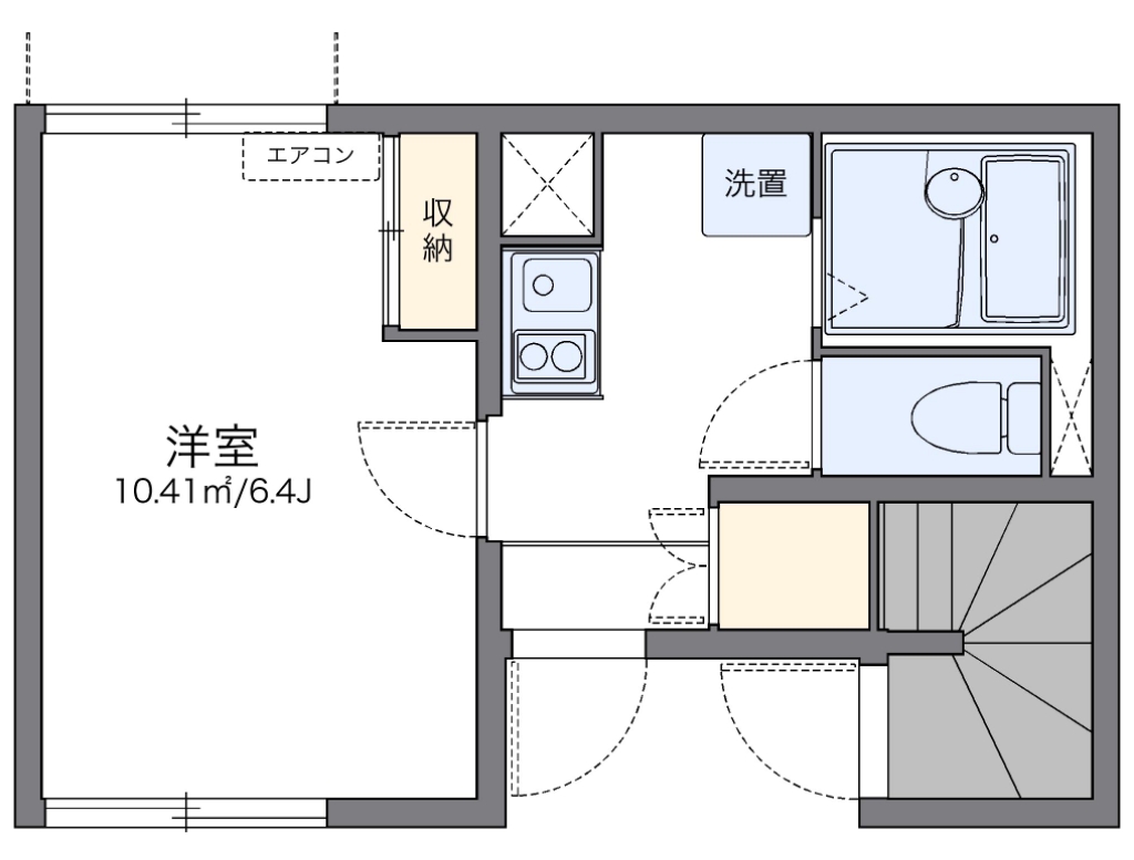 レオネクストアルカディアⅡ 間取り
