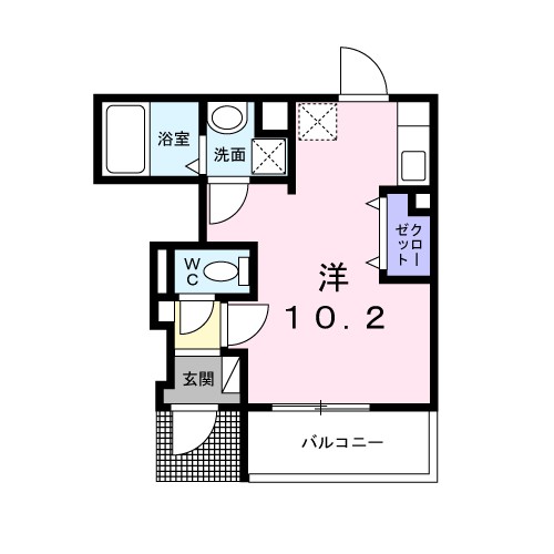 カレント　六笠 間取り