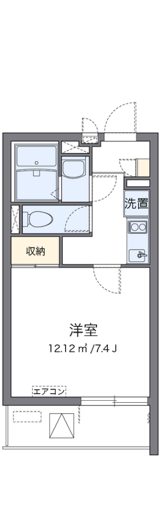 クレイノ荒川 間取り