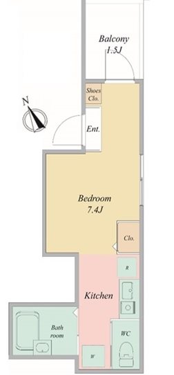 MELDIA町屋 間取り