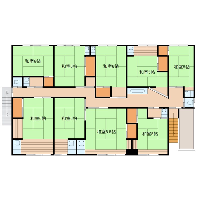 東栄荘 間取り