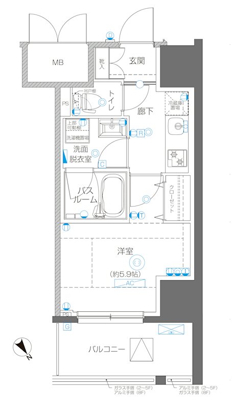 アルファレジデンシア南千住 間取り