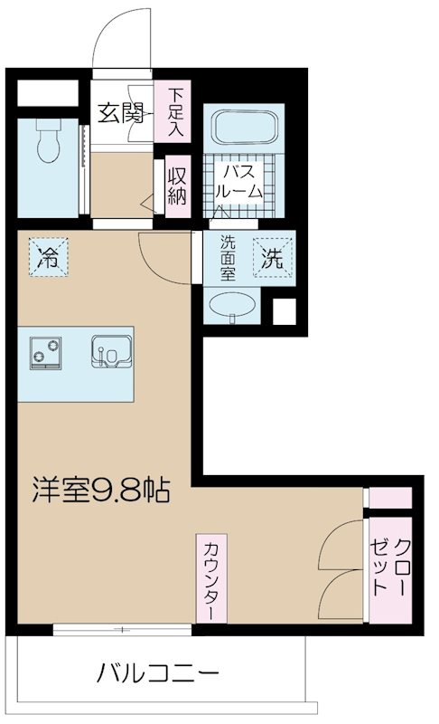 Belle Scene Aoto 間取り