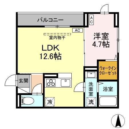 D-ROOM万願寺 間取り