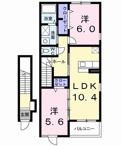 ヴァン　フォーレⅡ 間取り