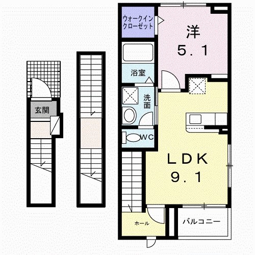 メゾン　サブーリュ 間取り