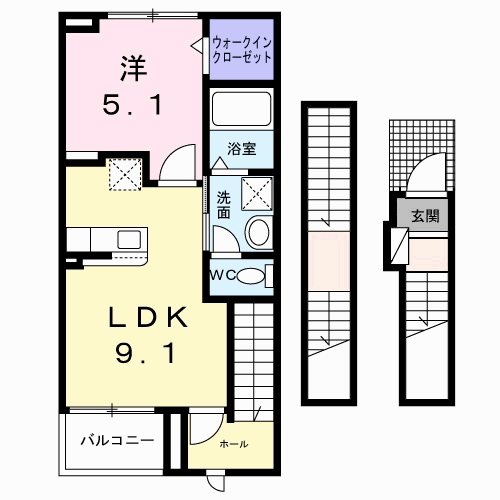 メゾン　サブーリュ 間取り