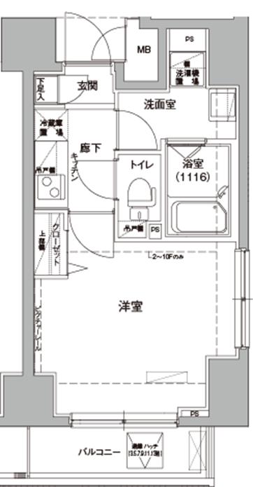 ロメック錦糸町 間取り