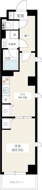 DIPS日暮里 間取り