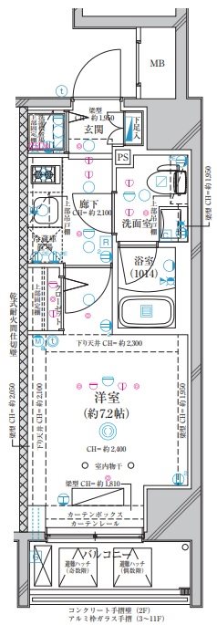 ディアレイシャス横浜吉野町 間取り
