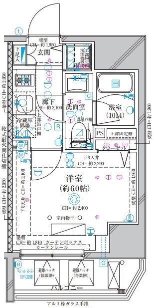 ディアレイシャス横浜吉野町 間取り