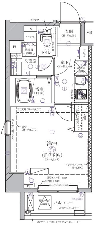 ディアレイシャス押上桜橋 間取り