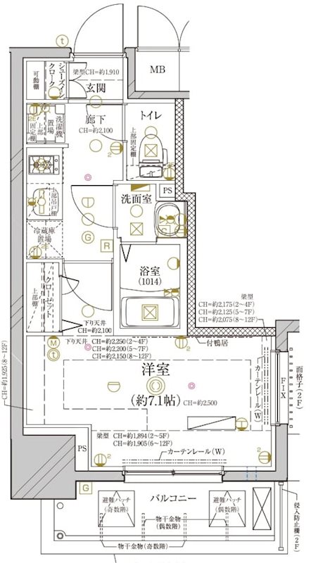ディアレイシャス金山 間取り