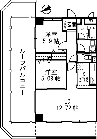 リア・コンフォート 間取り図