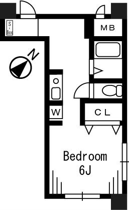 オーシャンヒルズ東山   206号室 間取り