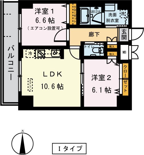 ドムス常盤 間取り図