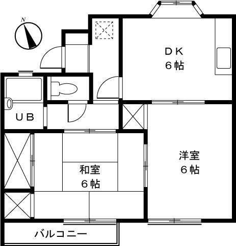 メゾンエスポアール 103号室 間取り