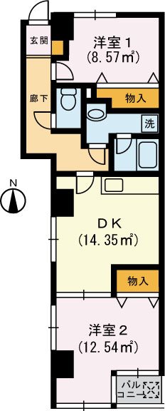 ジャネス菊水 間取り図