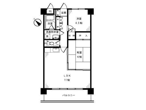 アルデール枡形   間取り図
