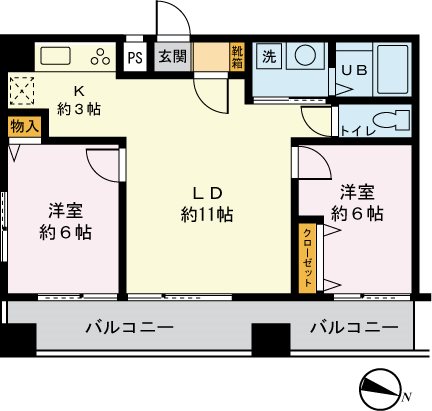 エミネンスアビス 間取り図