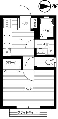 カンタービレ 101号室 間取り