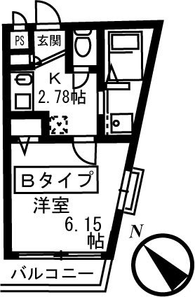 フォセット     間取り
