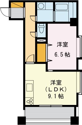 ピアライフ・アルファ 302号室 間取り