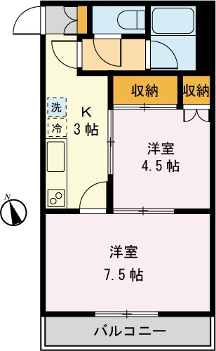 ベルレージュ  間取り図