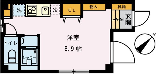 calme西巣鴨 201号室 間取り