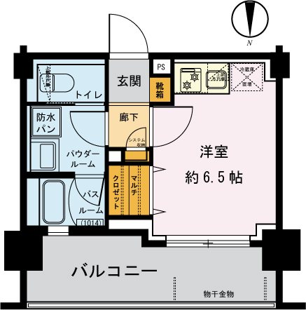 ヴェレーナ横浜反町駅前 間取り