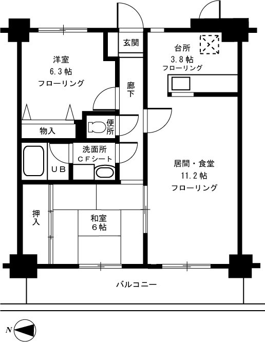 ウィングス葛西 間取り図