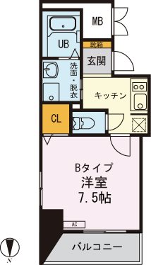 プリメーラカーサ 602号室 間取り