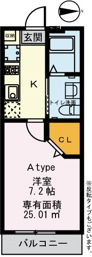 アビタシオンＫ   間取り