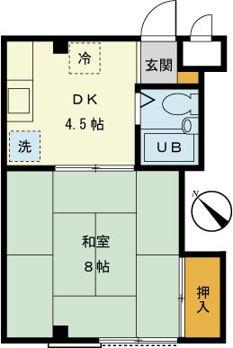 グリーンハイム小池 間取り図
