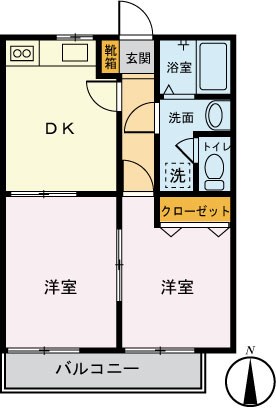 エスポワール 105号室 間取り