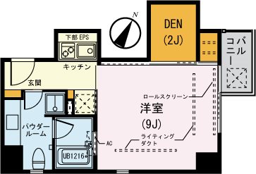 ル・コフレ 301号室 間取り