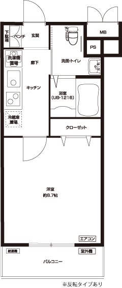 結（ゆい）コスモス　※横浜市高齢者向 205号室 間取り