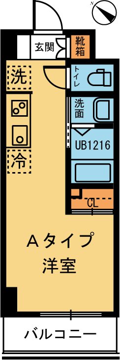 Casa Demantoid（カーサ・デマントイド） 302号室 間取り