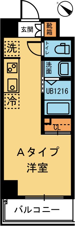 Casa Demantoid（カーサ・デマントイド） 108号室 間取り