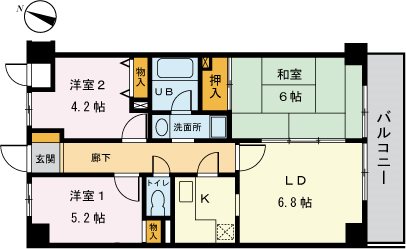 アネックス赤澤 間取り図